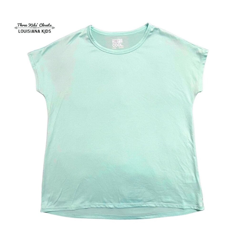 32 Degrees L (14/16) Seafoam Green Athletic Top